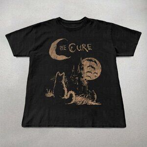 The Cure Cat Tee, 90s Alt Indie Rock